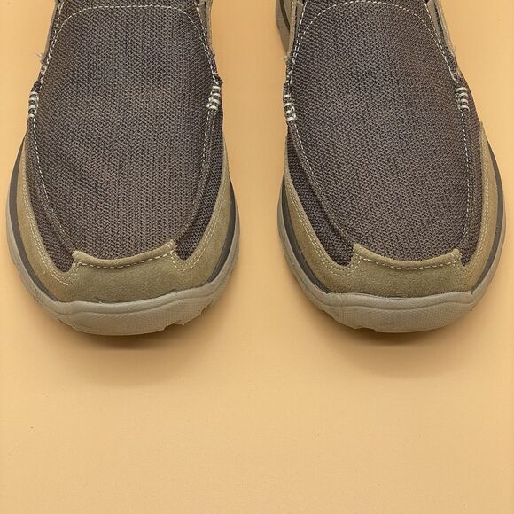 Skechers Superior Milford Casual Loafers Men's US 11 Light Brown Relaxed Fit - Picture 6 of 16